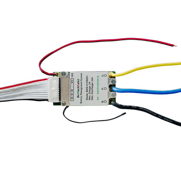 10S 20A 36V BMS Separate port with switch